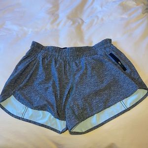 Grey LuLu Lemon Shorts 4” Highrise